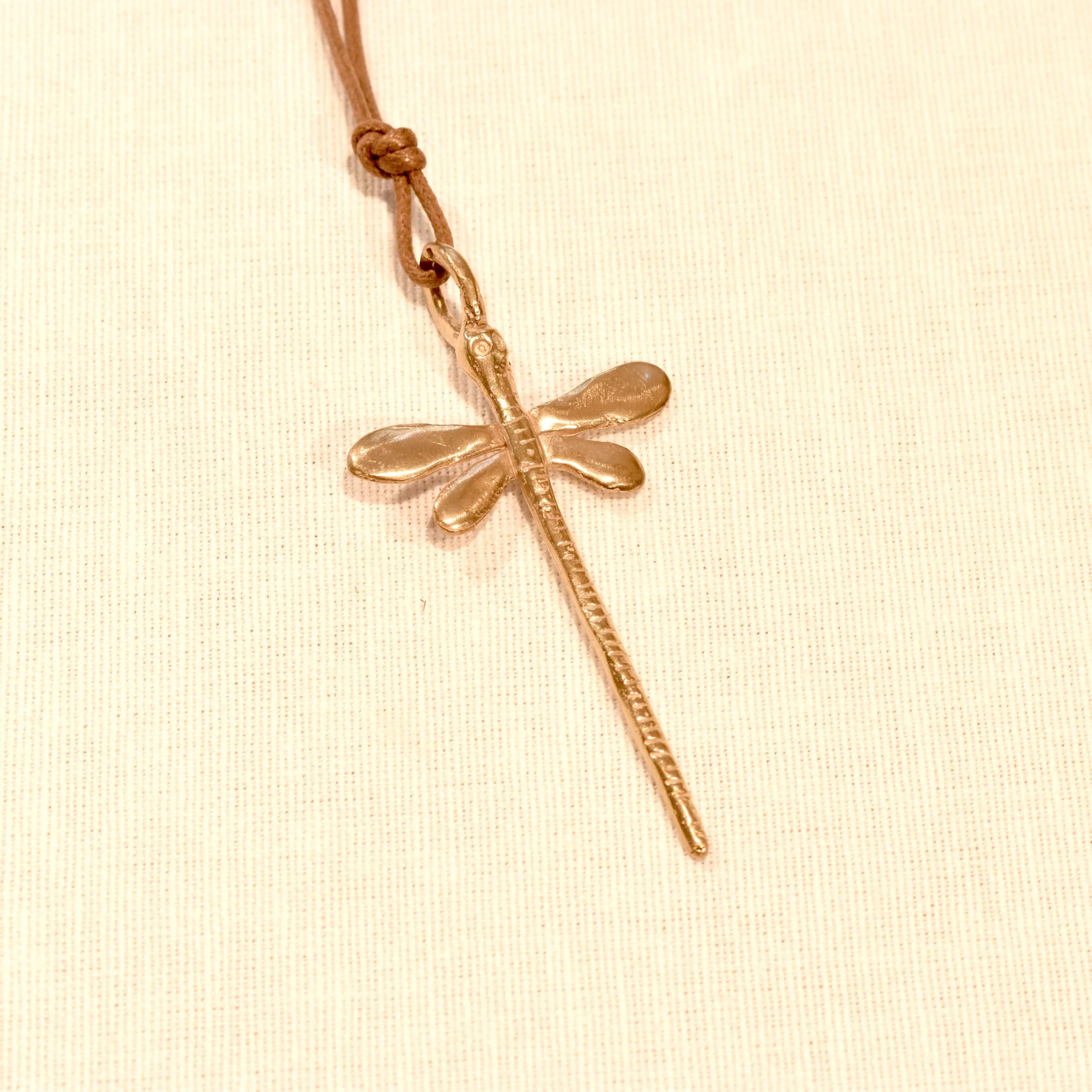 Bronze Dragonfly Pendant