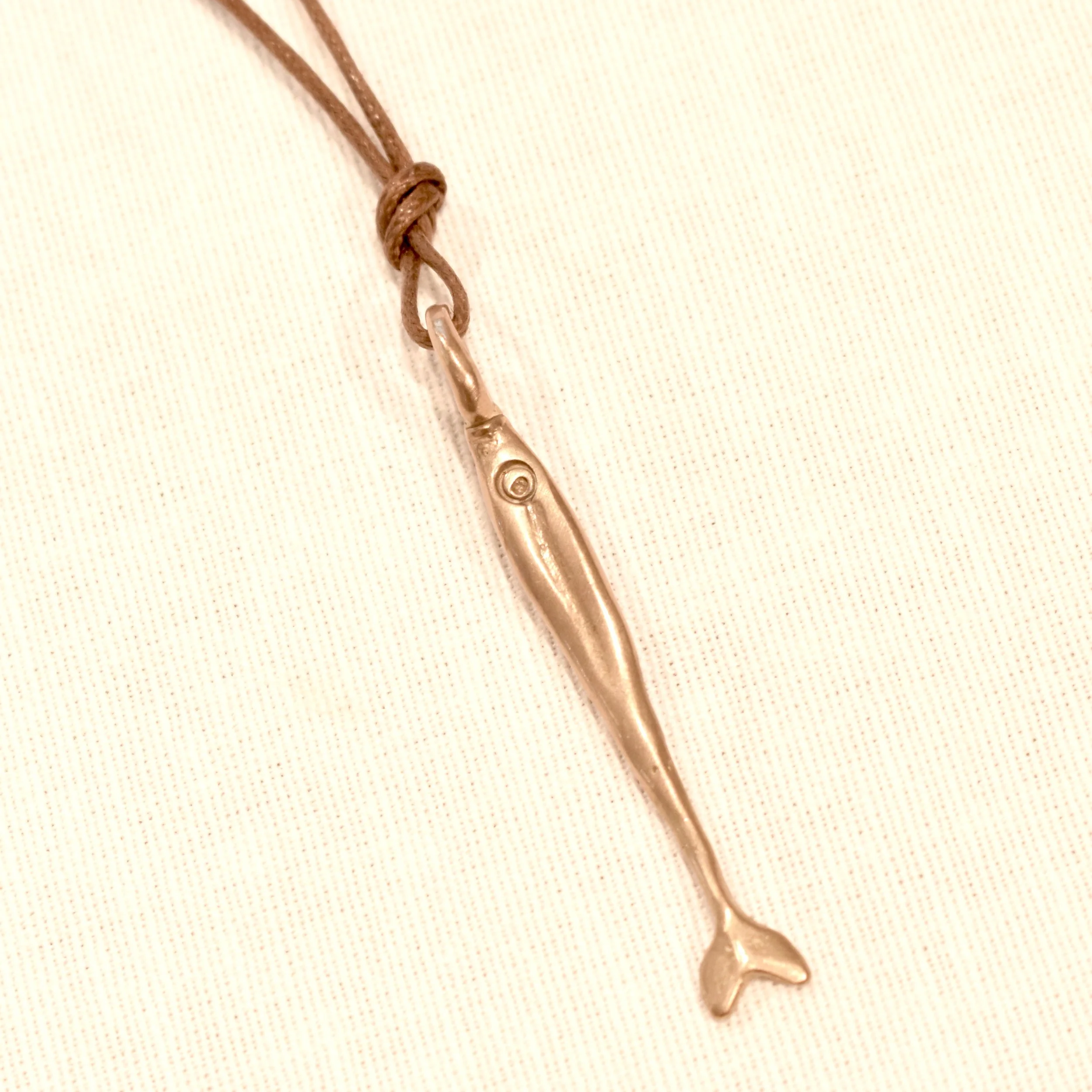 Bronze Small Fish Pendant