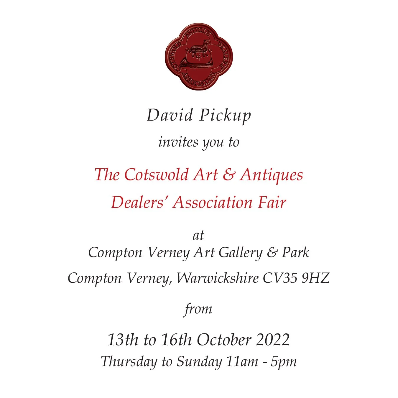 COTSWOLD ART ANTIQUES CHELSEA 2025