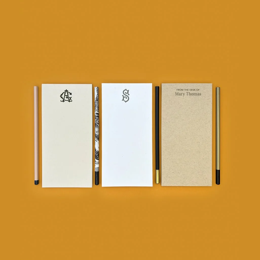 MONOGRAM NOTEPADS