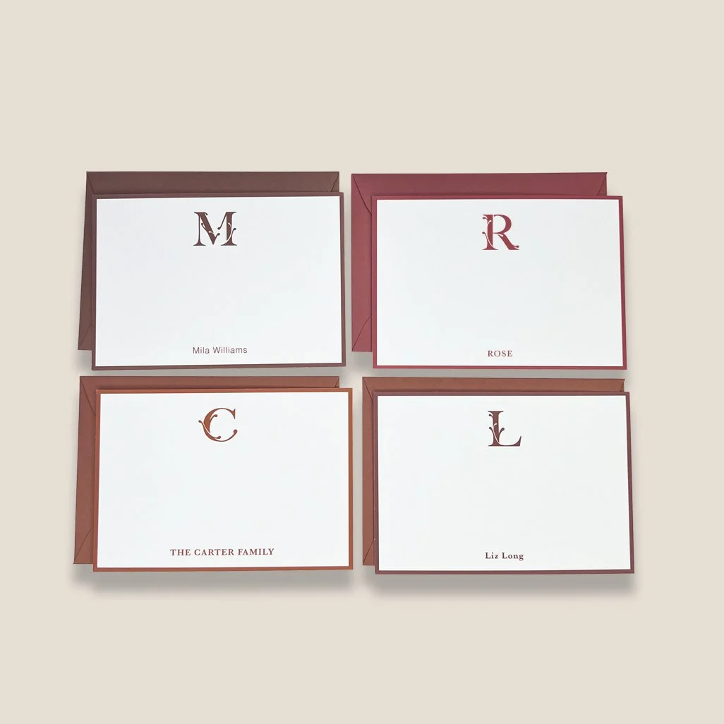 MONOGRAM STATIONERY