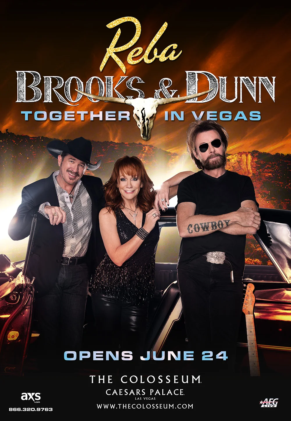 REBA AND BROOKS & DUNN ANNOUNCE “TOGETHER IN VEGAS”