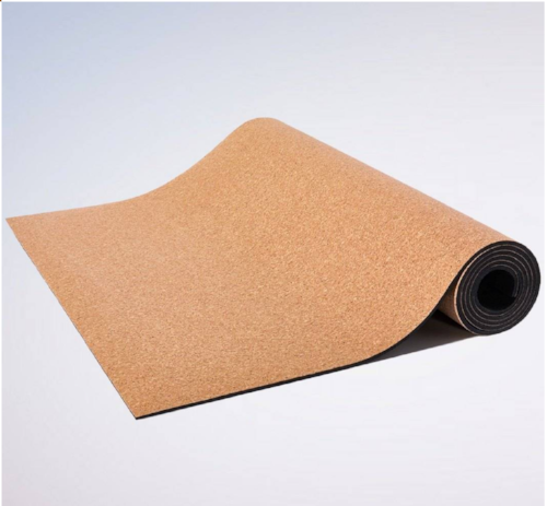 New sustainable yoga mat made out of cork & natural rubber