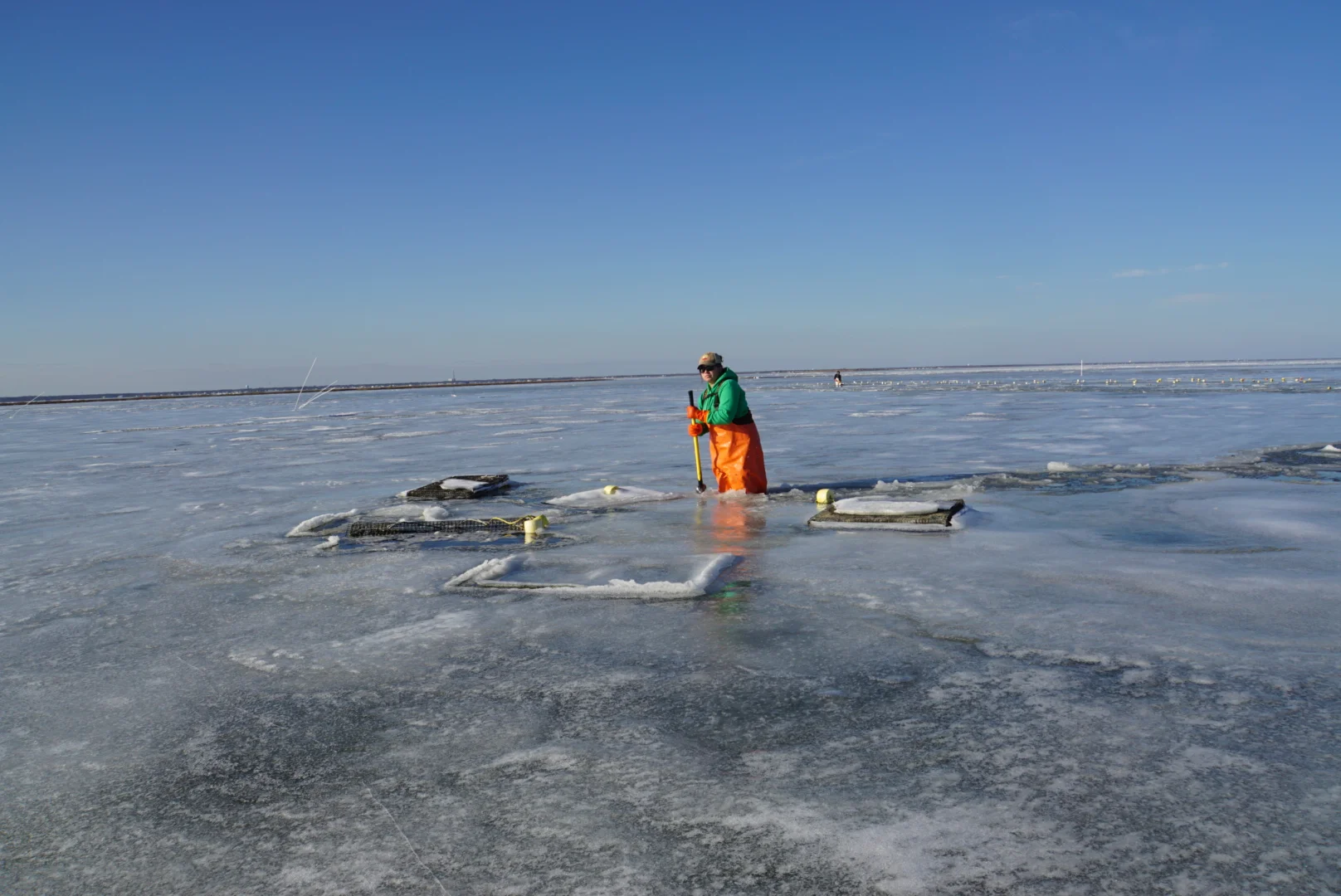 Winter fishing and harvest: Challenges of the arctic freeze