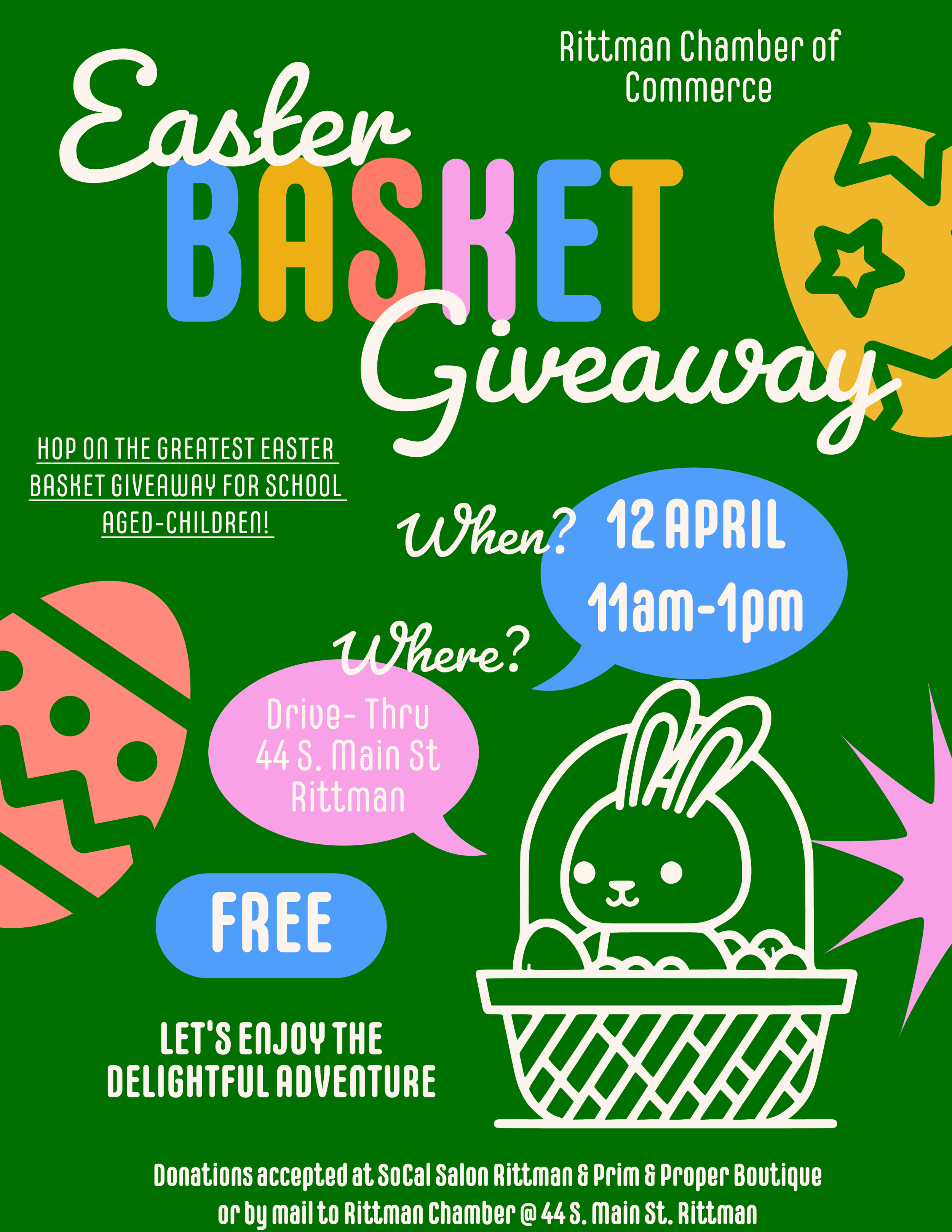 Annual Easter Basket Giveaway