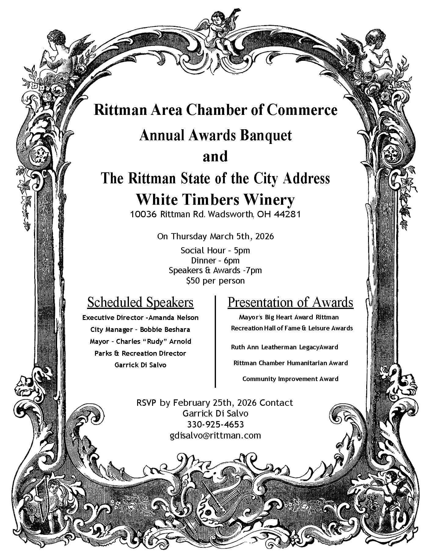 Annual Banquet and State of the City Address