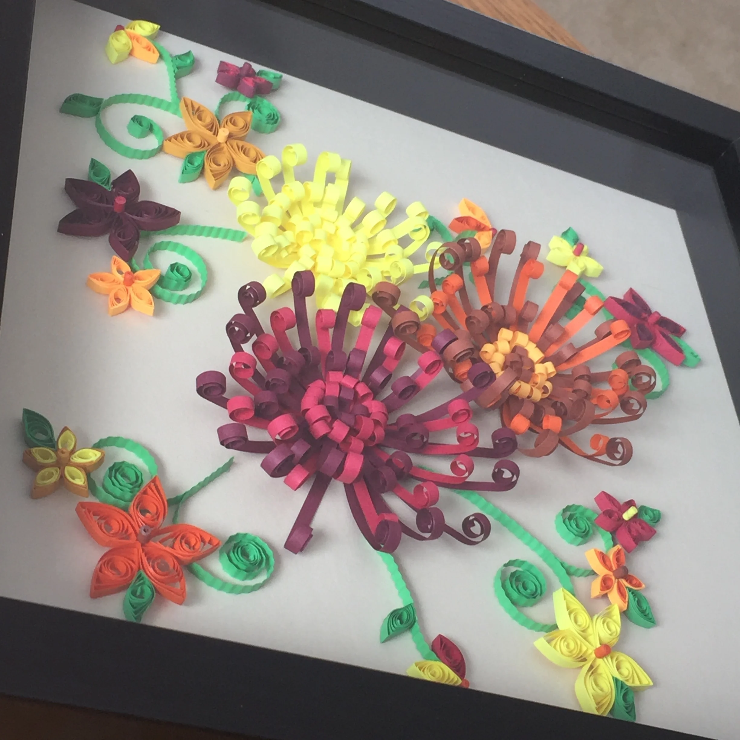 Summer spider mums - $325.00