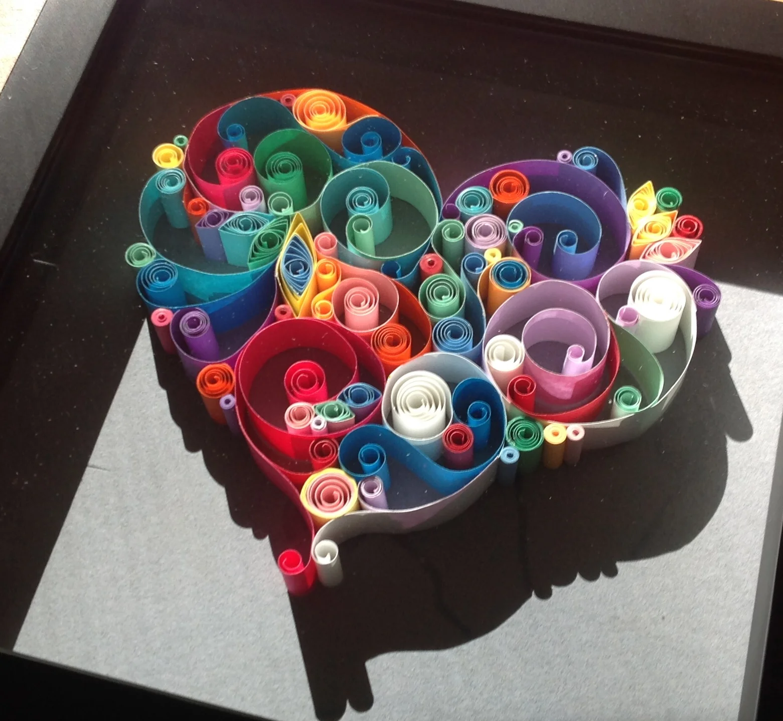 Open heart - multi colors