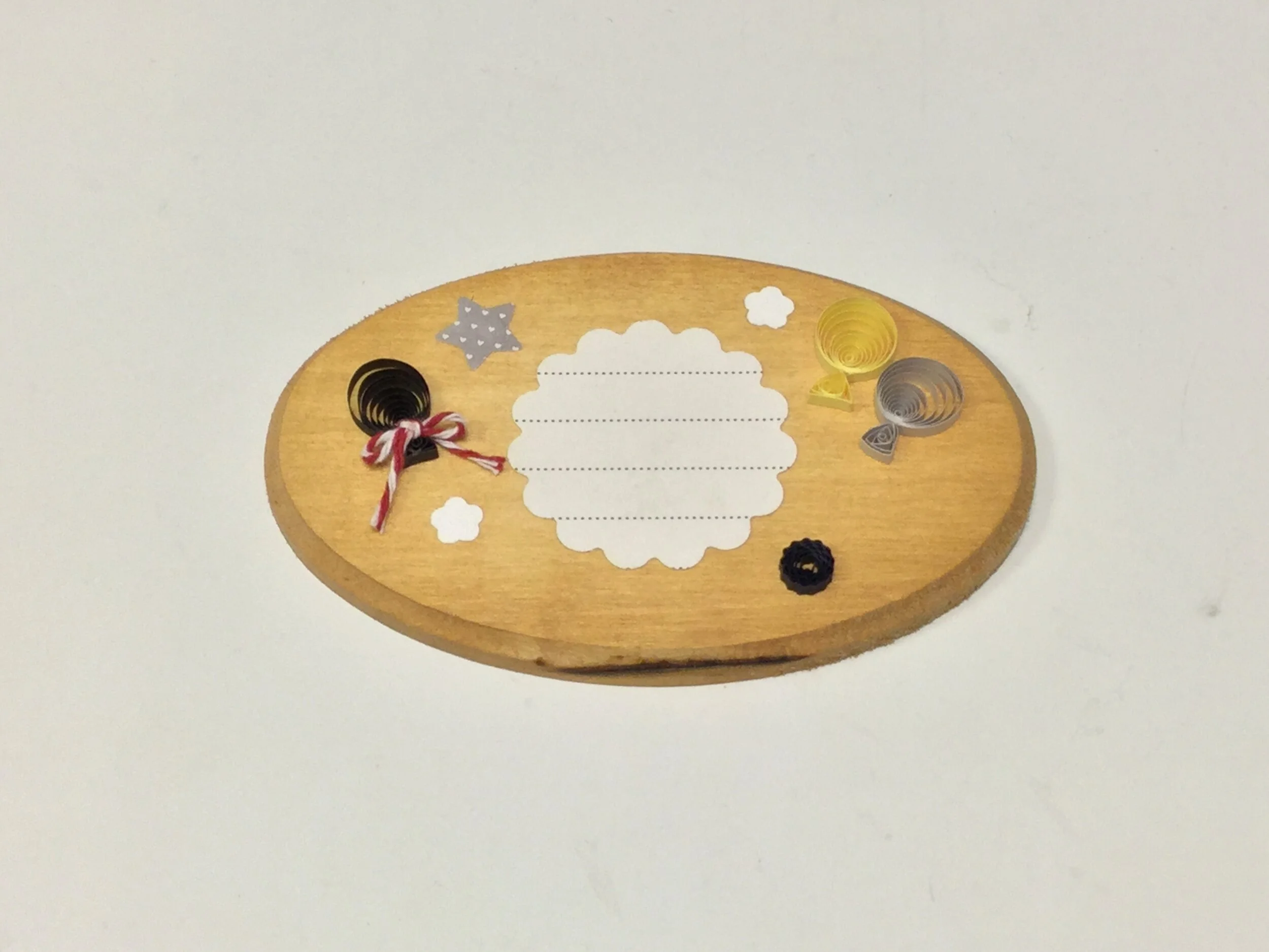 Baby boy birth announcement plaque