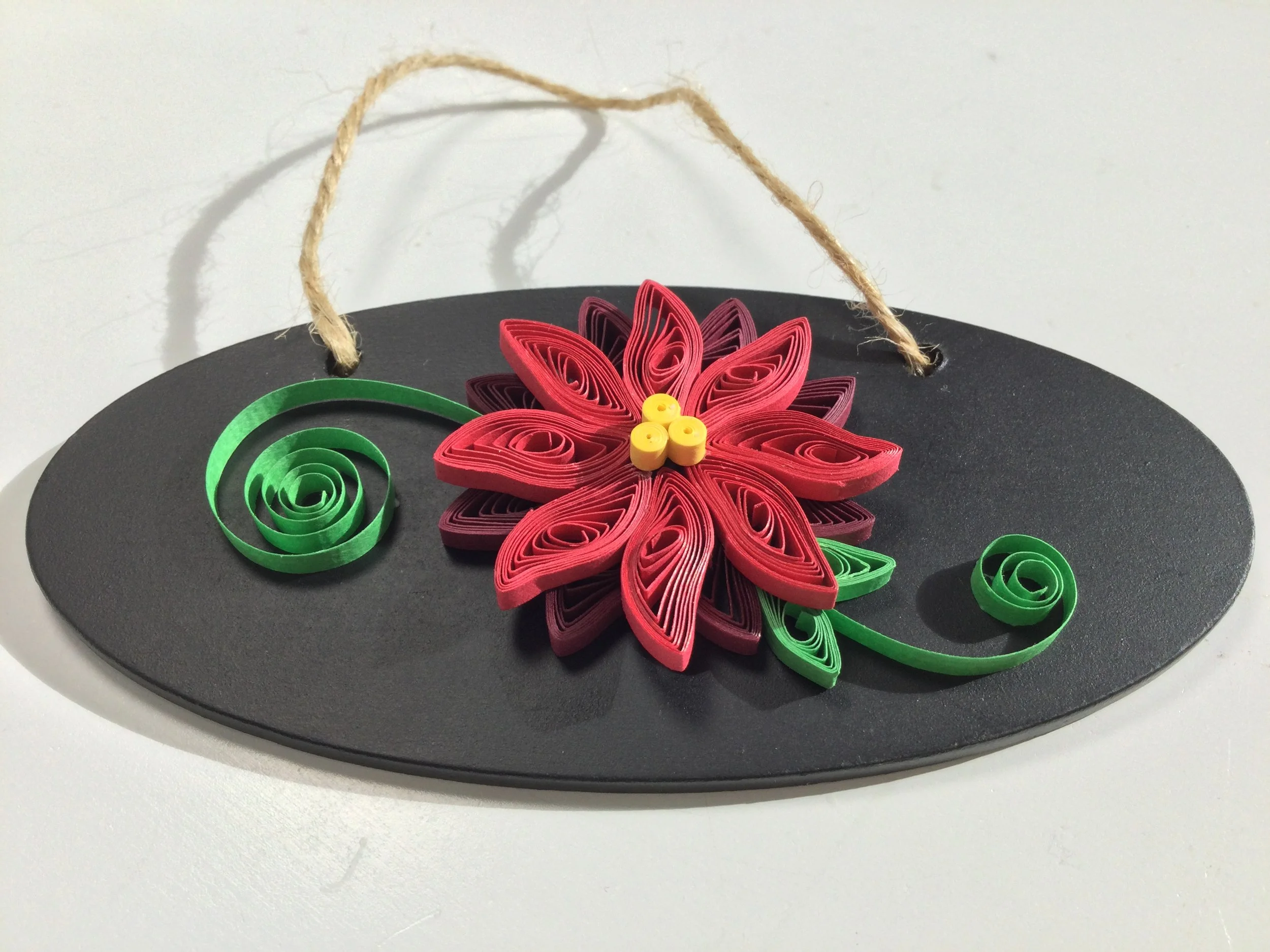 Pointsettia ornament - $20.00
