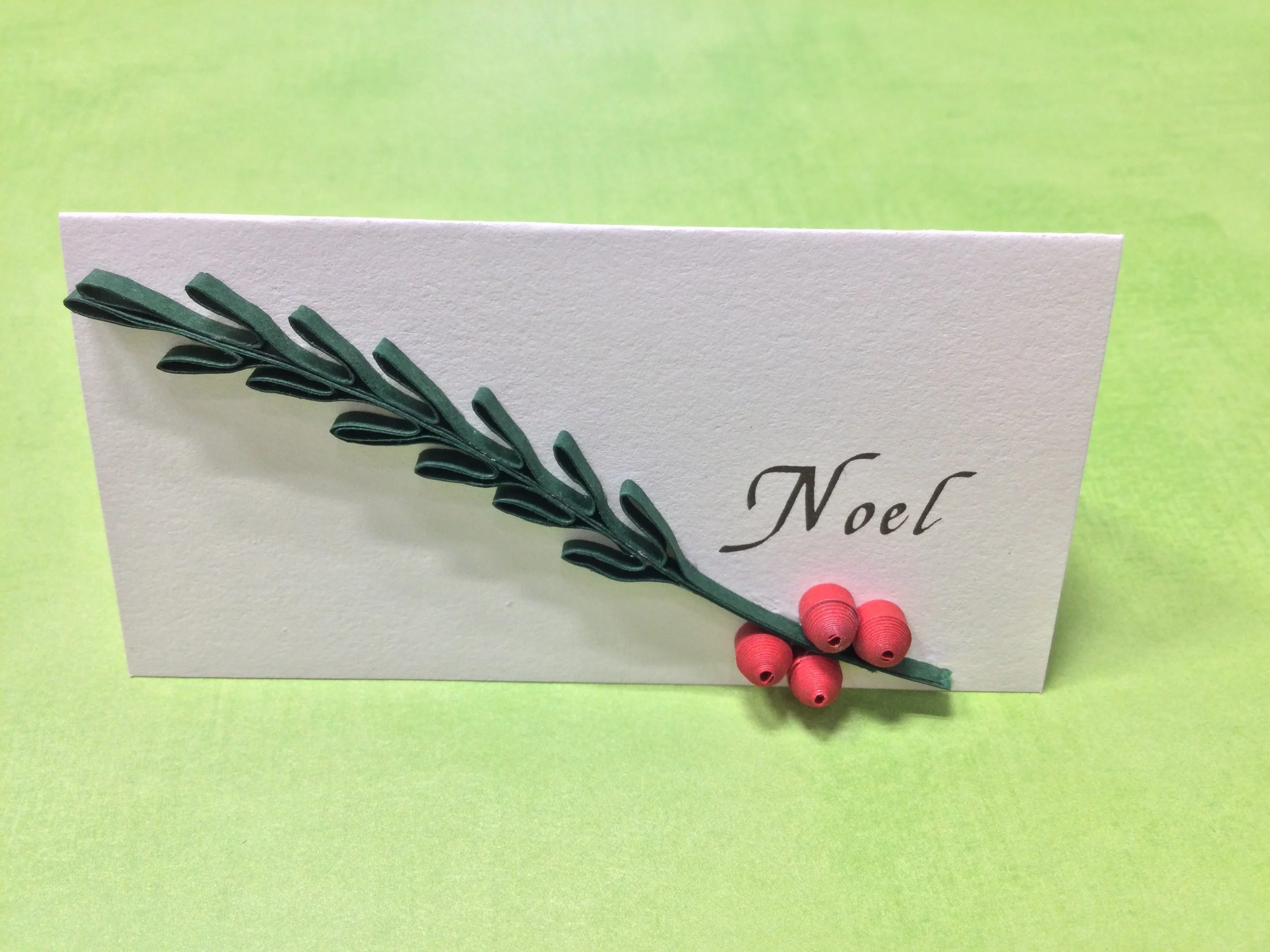 Gift enclosure tag  Noel - $7.50