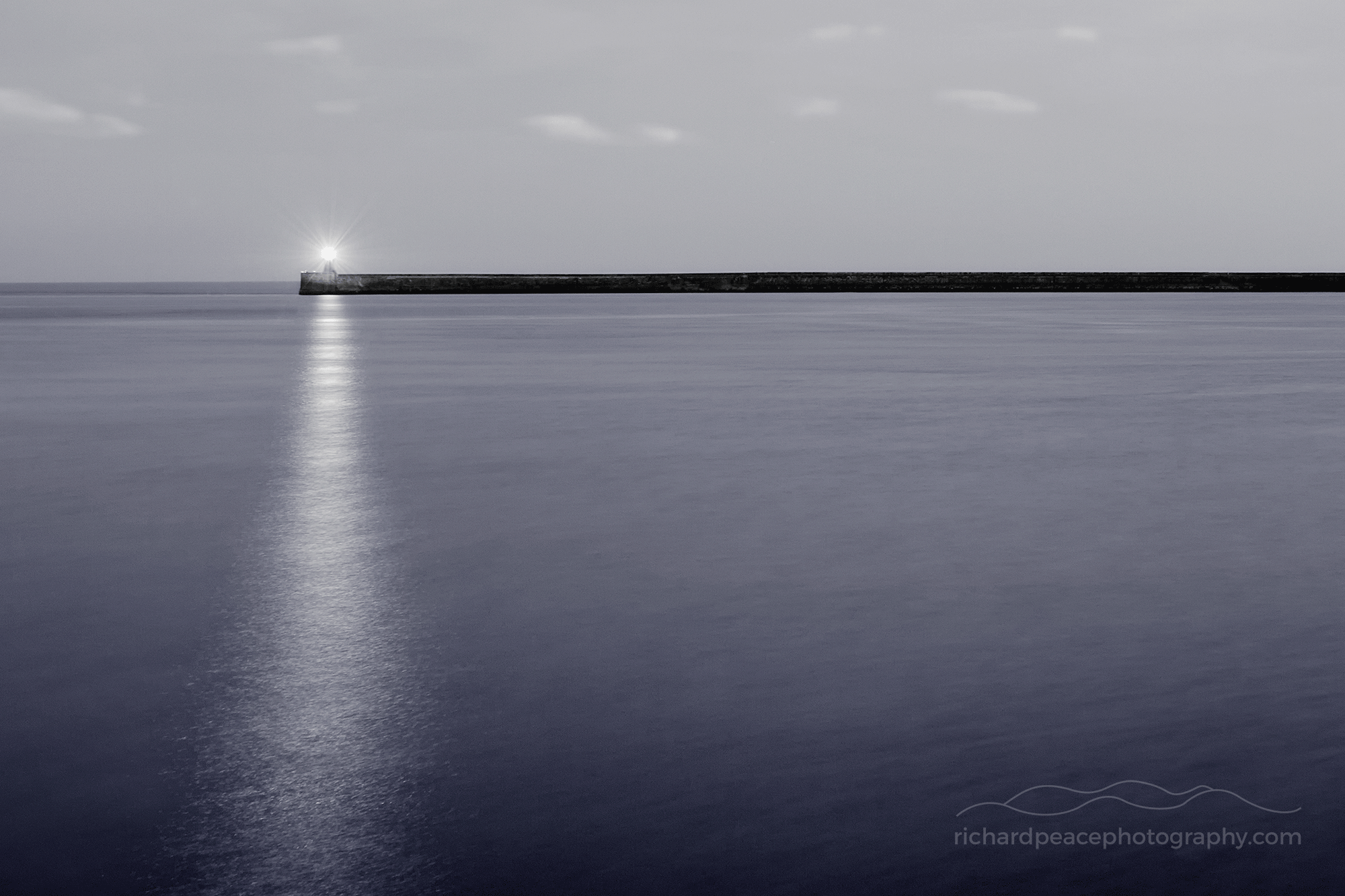 #4 let there be light : south pier tyne twilight