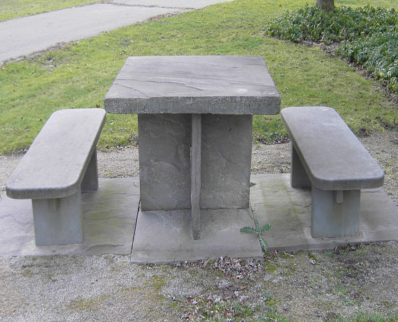 Blue Stone Tables & Benches