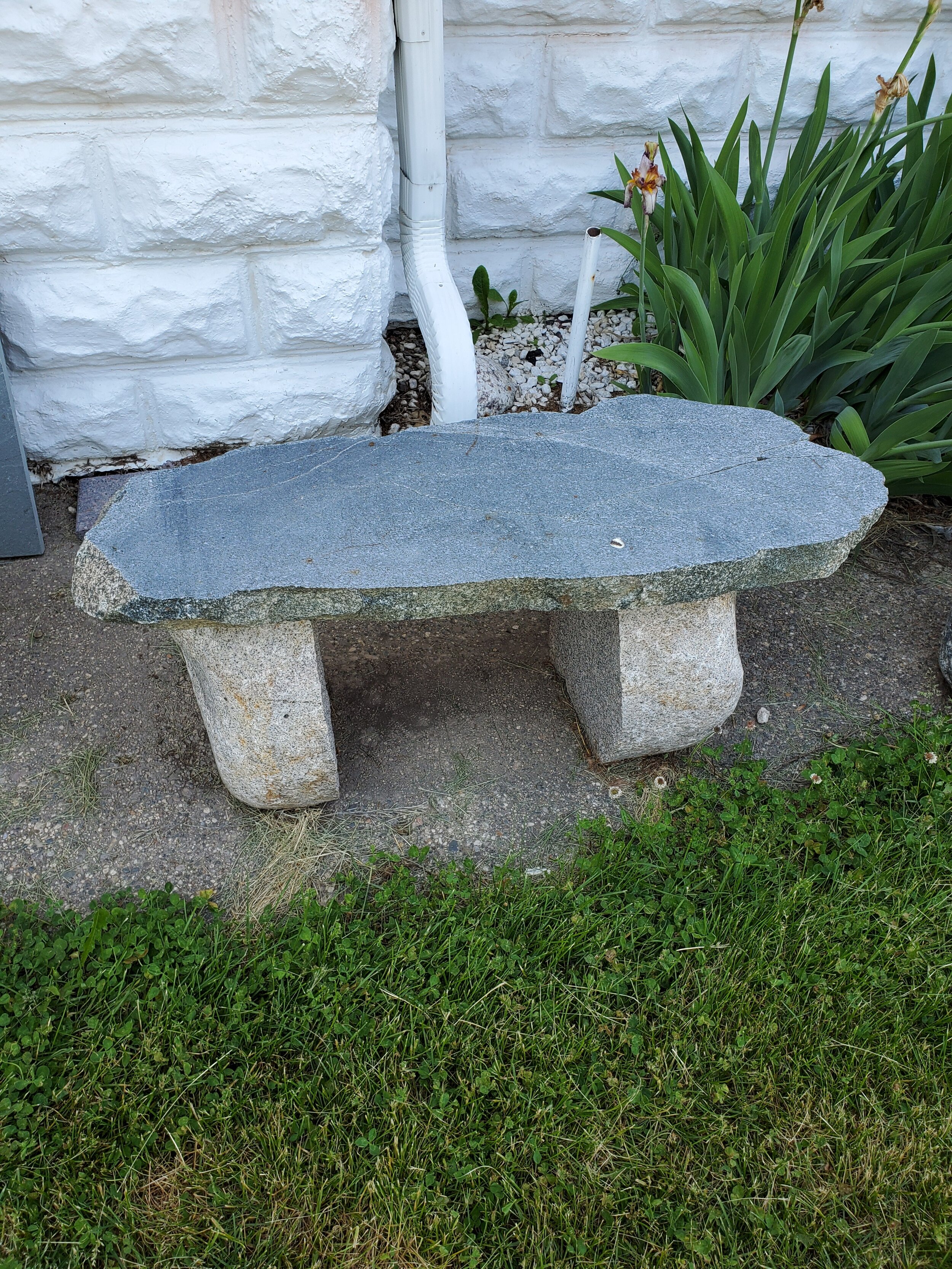 Granite Boulder Bench