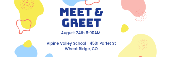 Alpine Valley School will be hosting an informal meet and greet beginning at 9AM! Come and learn more about self-directed democratic education in the Denver area by touring our facility, meeting our staff members, and chatting with graduates of our program. Space is limited, so please reserve your spot if you plan to attend!