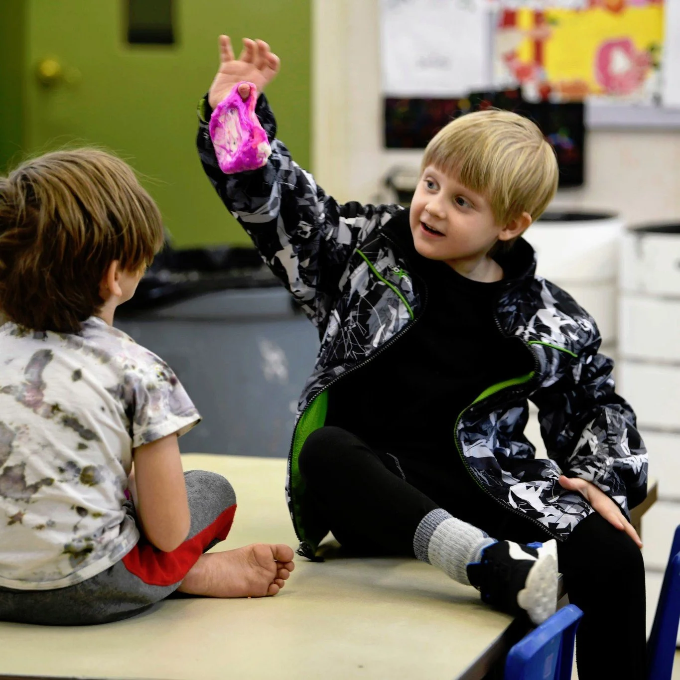 What a full week of life here at Alpine Valley School! ✨

The energy in the Theater was high with lively daily games of two-touch football and students practicing instruments. Creativity took center stage as students painted pottery for the kiln and 