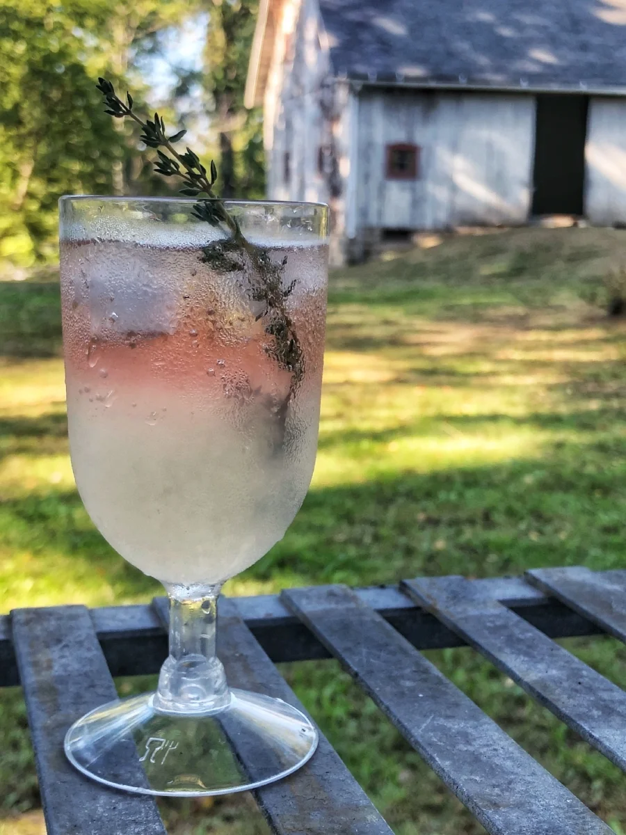 Nikki’s house crafted cocktail.
