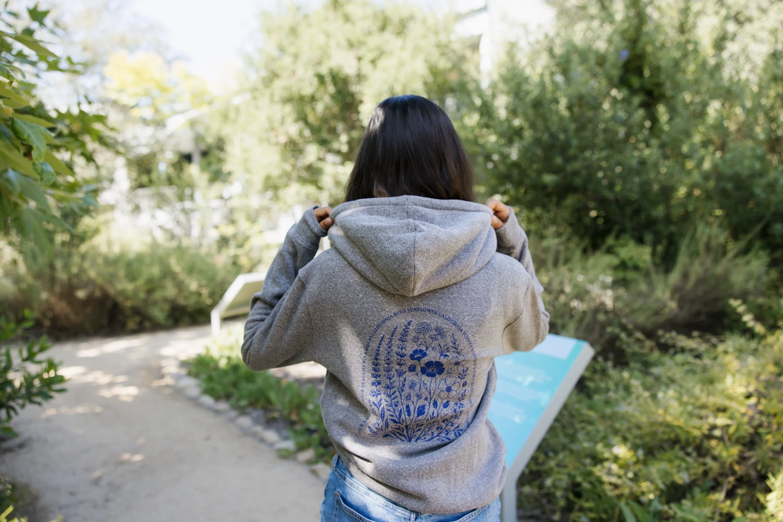 Threads 4 Thought x FBW Adult Native Flowers Graphic Zip Hoodie