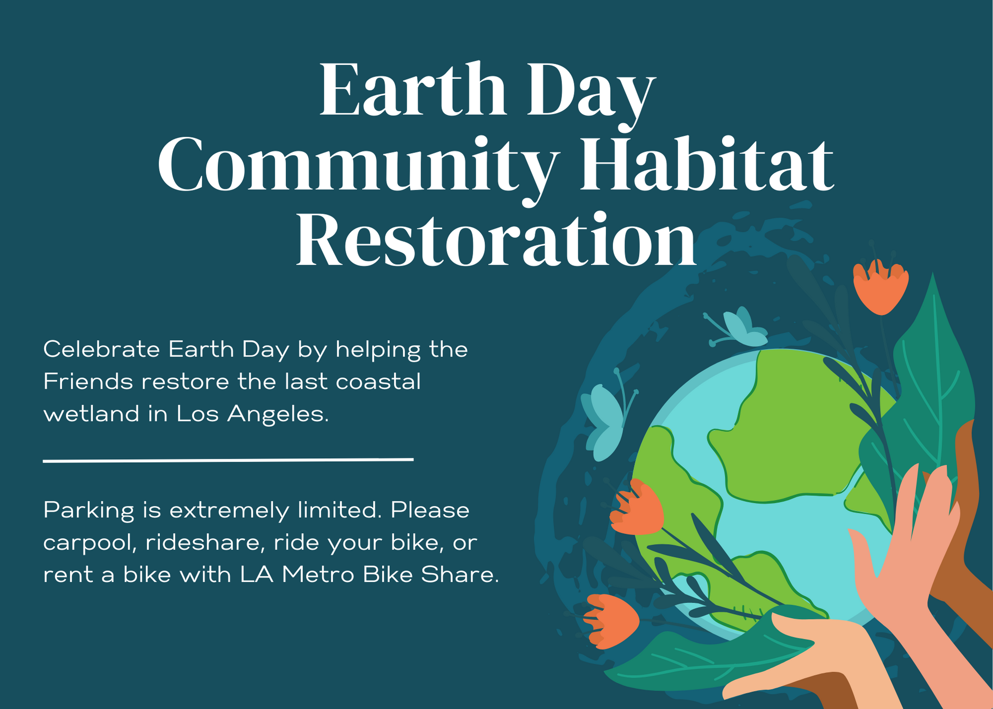 Earth Day Habitat Restoration — Friends of Ballona Wetlands