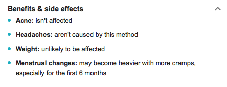 This is a screenshot from a Google search. Copper toxicity CAN cause headaches. Weight can be affected since excess copper can affect the thyroid.