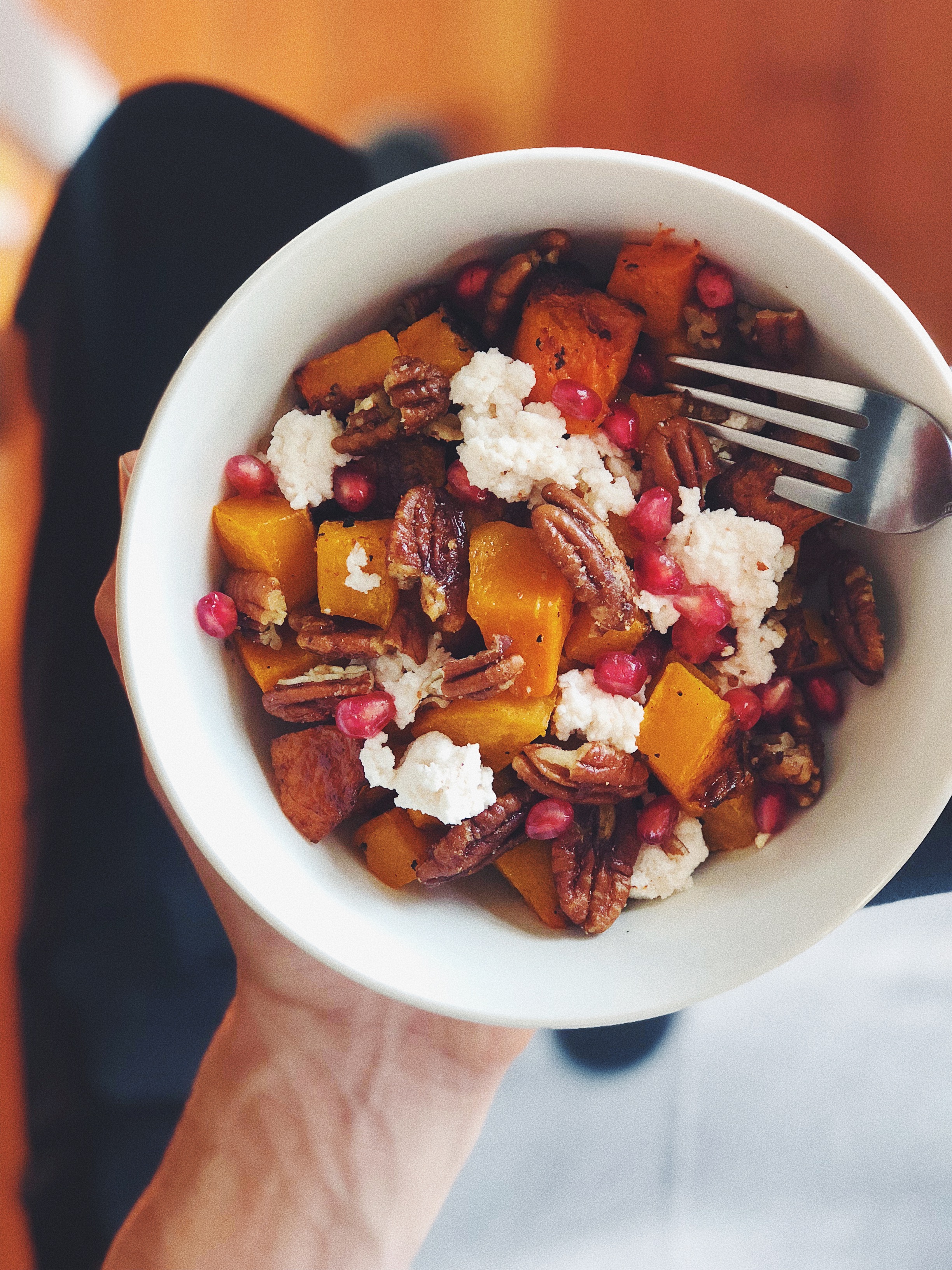Good Food: Roasted Butternut Squash with Sweet + Spicy Pecans