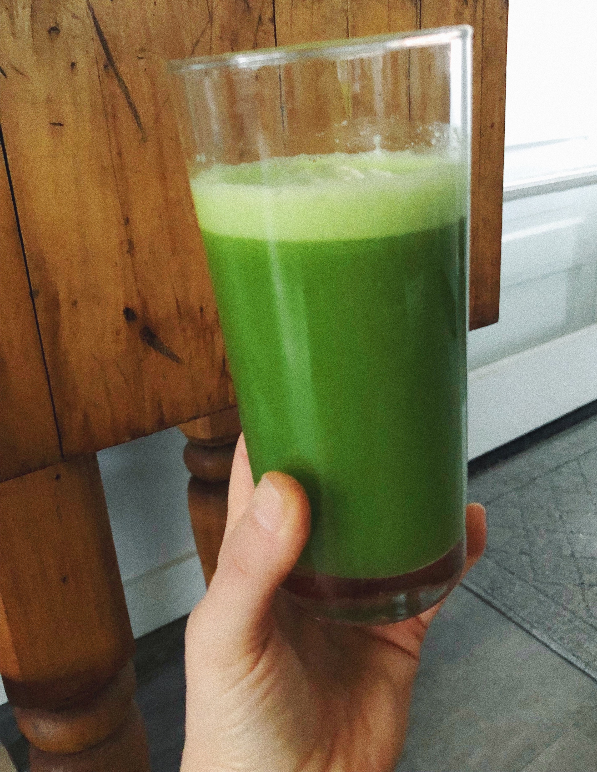 Green juice is a great way to get lots of nutrients and support the liver.