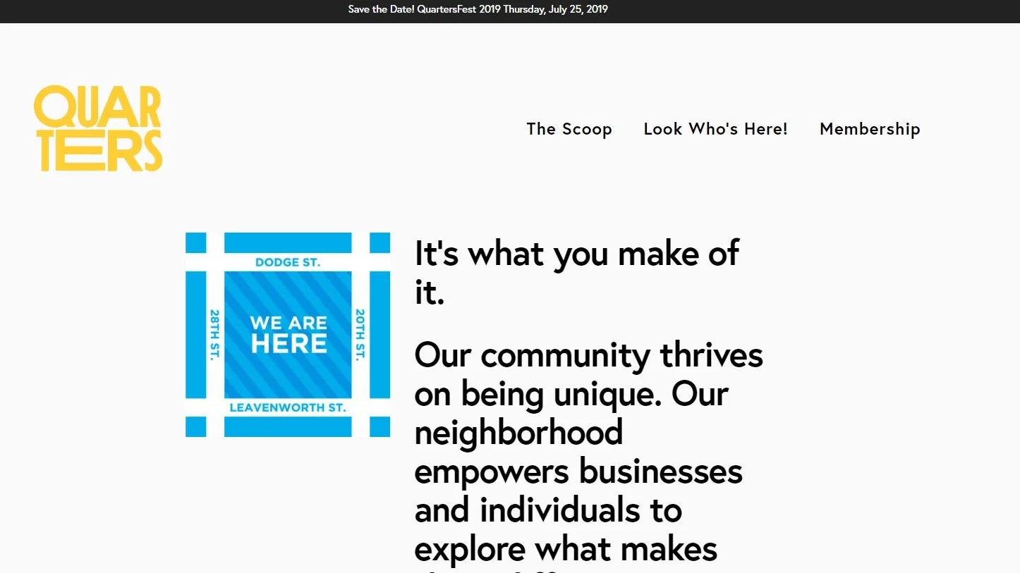 QuartersOmaha.com is live!   