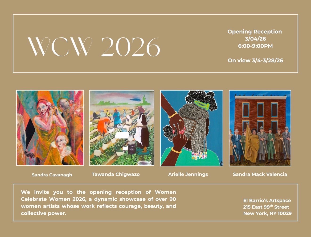 Women Celebrating Women 2026 Opening Reception