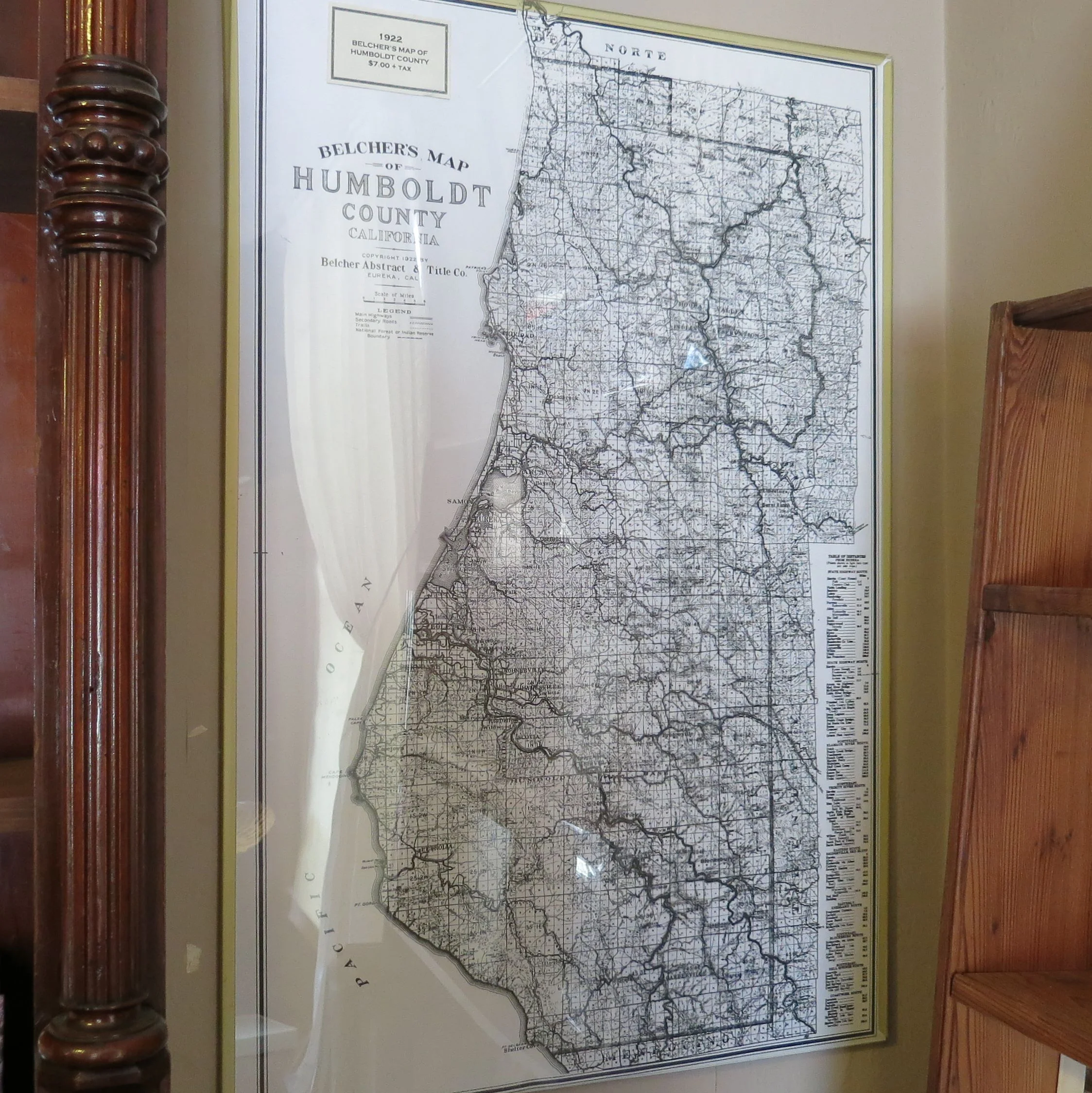 Map - Belcher's Map of Humboldt County