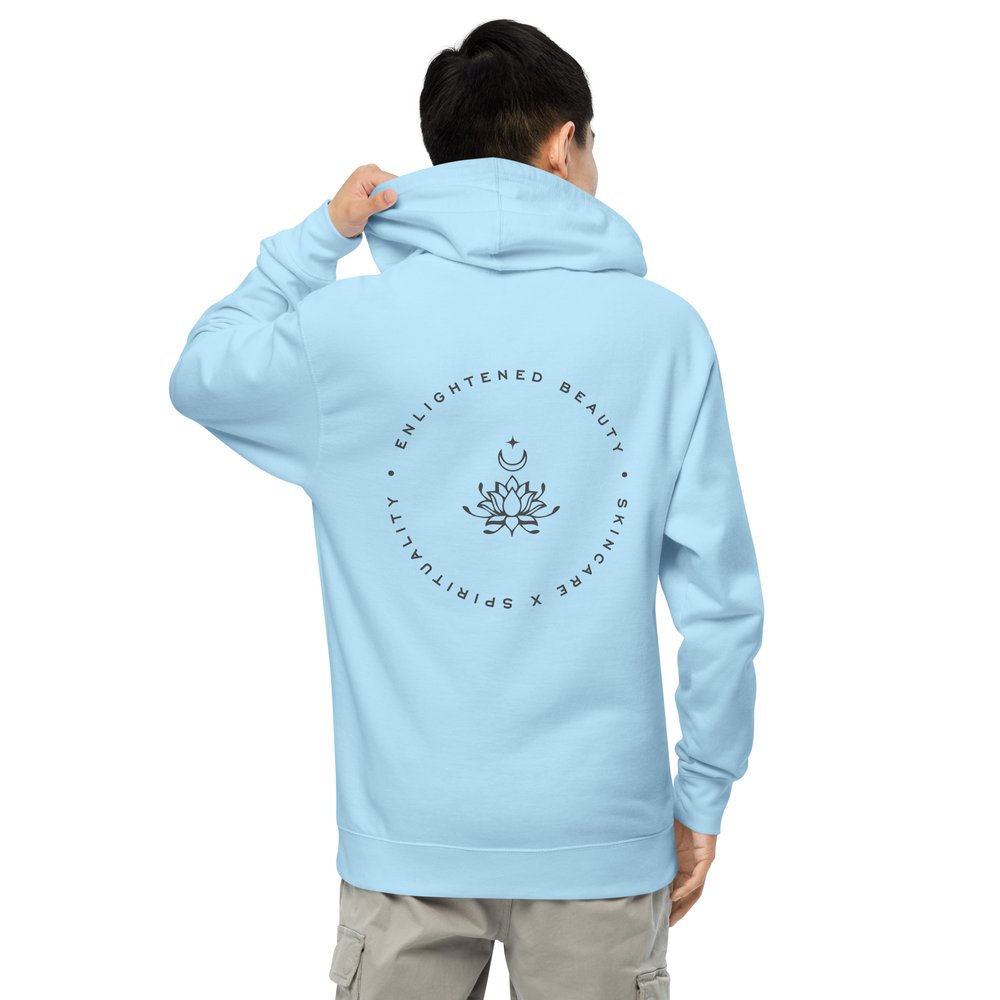 Embroidered Signature Lotus Luxury Hoodie – Om & Ah London - US