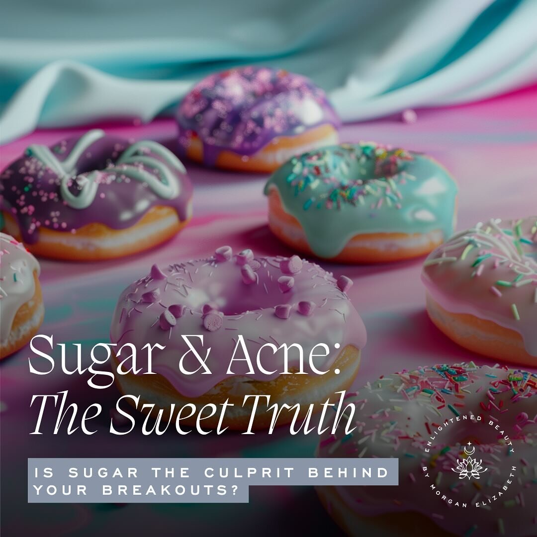 You&rsquo;ve likely heard that sugar can cause acne + breakouts...but ever wondered exactly how? 👀 🍭🧁🍫

Swipe to find out then head to the blog for an even deeper dive! ➡️

Copy and paste to read FULL BLOG post 👇🏼👇🏼

https://www.enlightenedbe