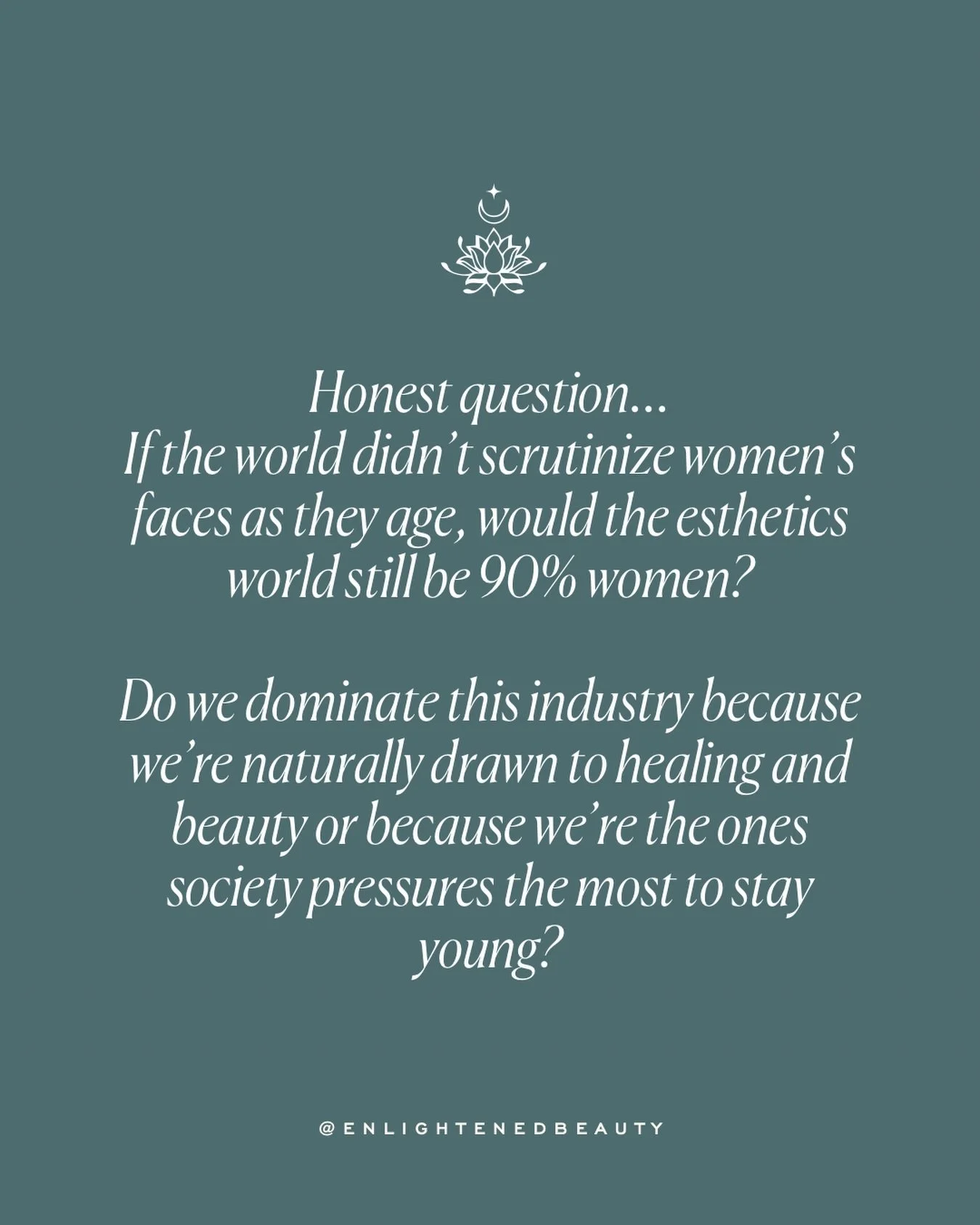 No fr.. these are the kind of things I wonder&hellip; like are we contributing to the problem or no? 🧐

Thoughts 💭?!