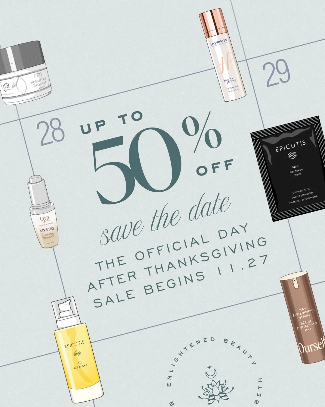 Just 5 days away!!! Don&rsquo;t miss out!!!! 🙏🏼✨

Your skin has a wishlist and this year she is getting everything she wants! 🛍️🎄 🎁 

Set your alarm ⏰‼️ Last sale of the year!!!! 

✨✨For the first time everrr when you buy 3 chemical peels, you g