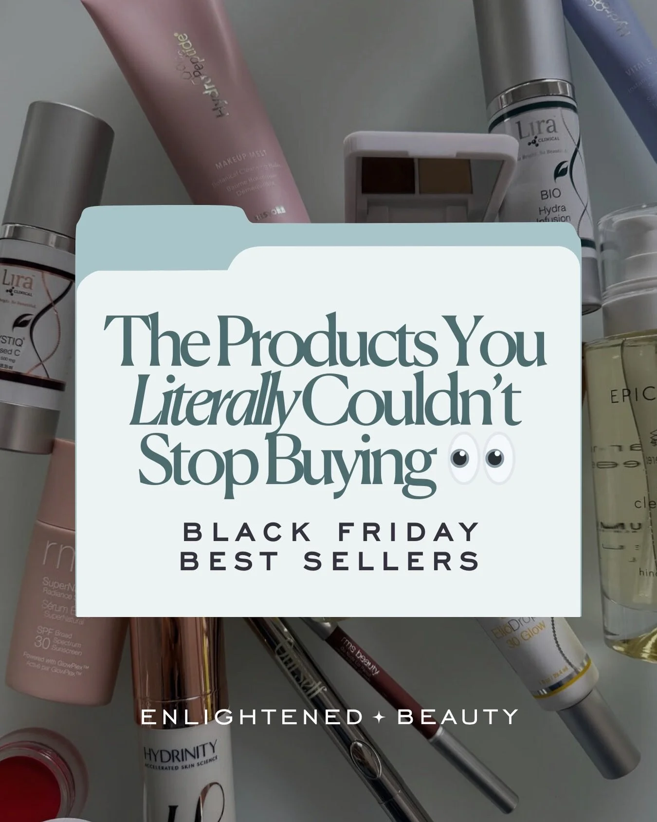 Our Black Friday best sellers&hellip; you already KNOW these flew off the shelves ✨

Thank you for the incredible love and support, it means everything to us at Enlightened Beauty 🌬️

If you didn&rsquo;t grab everything on your wish list, don&rsquo;