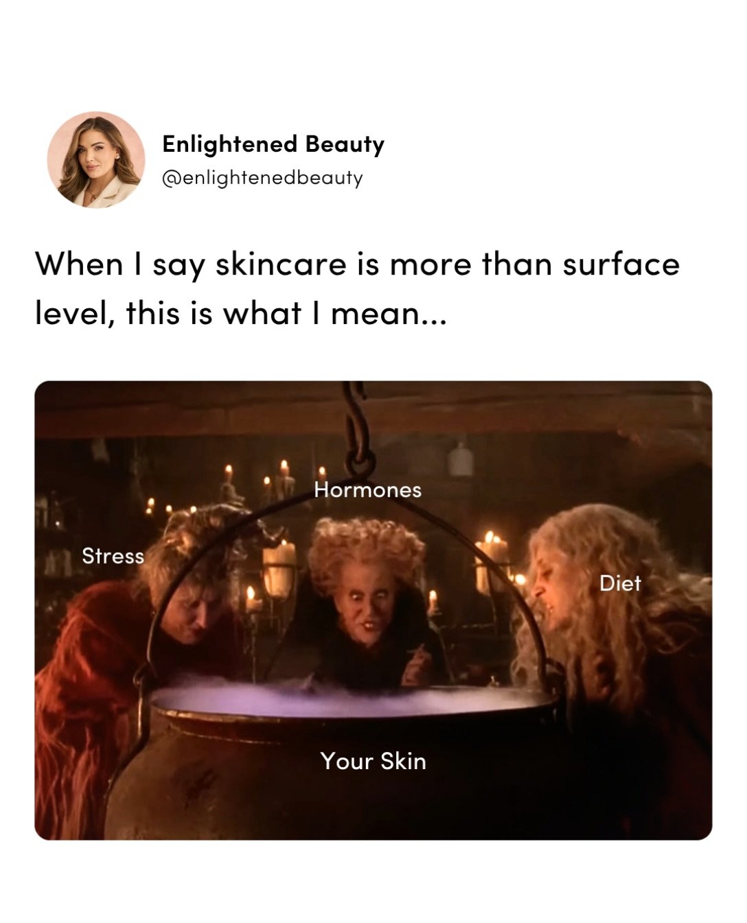 &lsquo;Tis the szn

at Enlightened Beauty, we treat all of you&hellip; not just your skin 🖤
