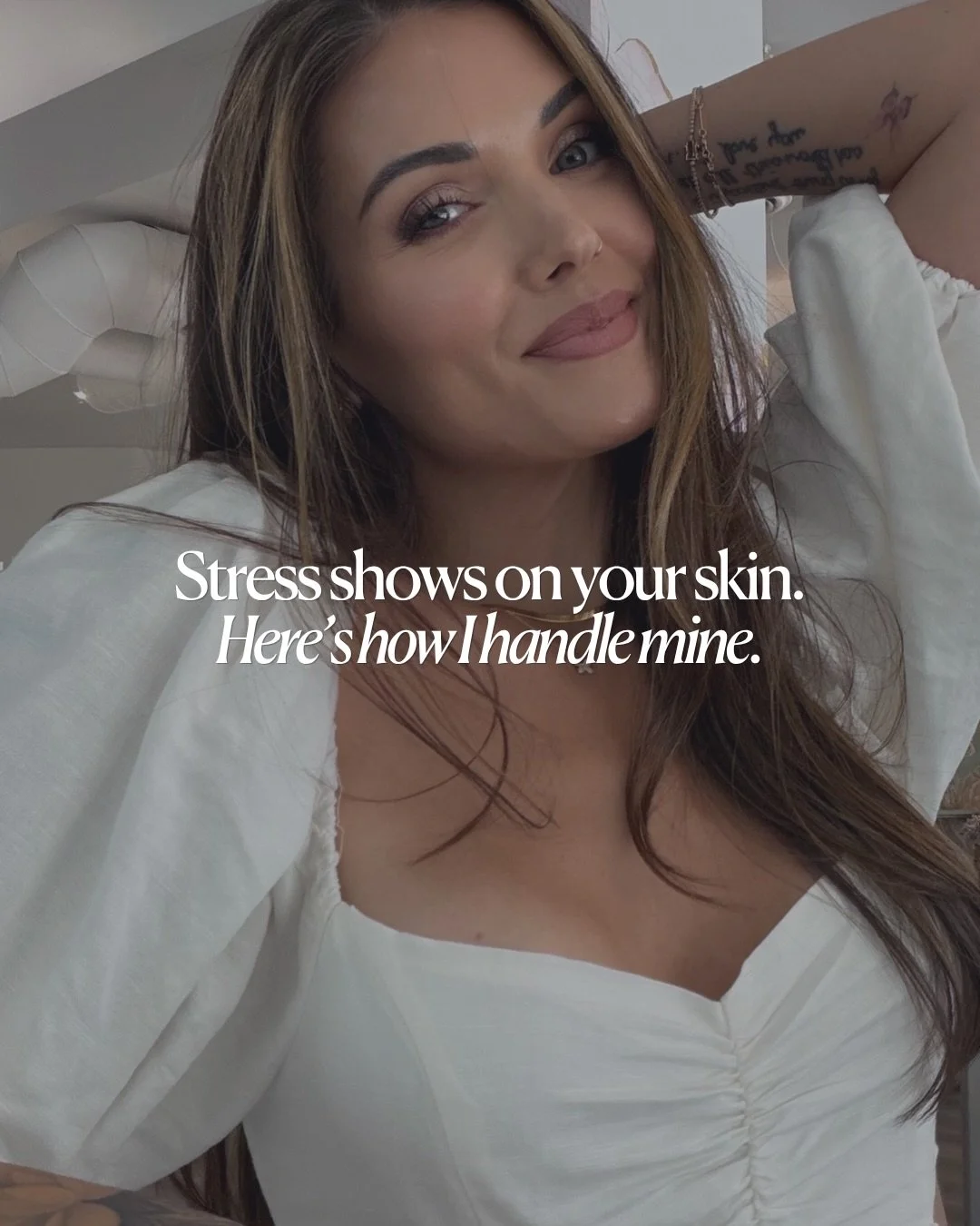 I ask every client about their stress, their food &amp; how they&rsquo;re moving their body&hellip; so it&rsquo;s only fair I share my answers too 🤍

Tbh none of it is perfect. Some months are harder than others. But every one of these is a way I ta