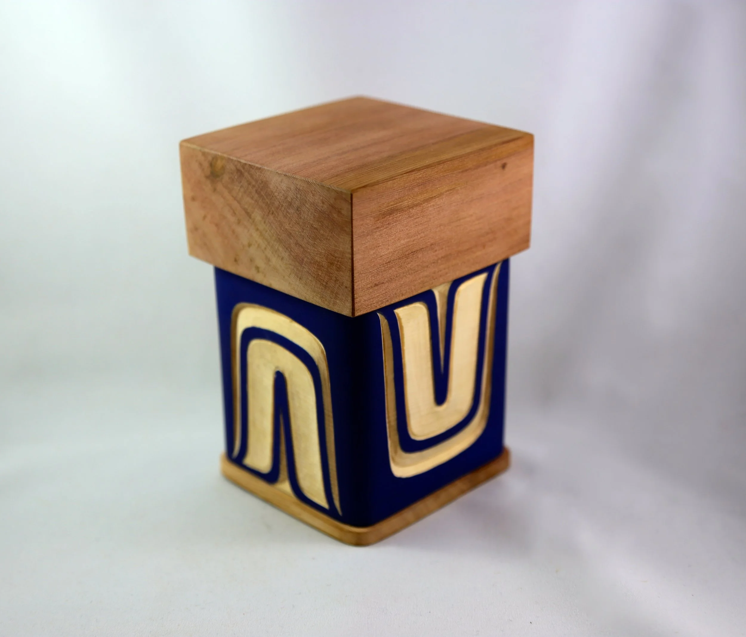Cobalt Bentwood Box
