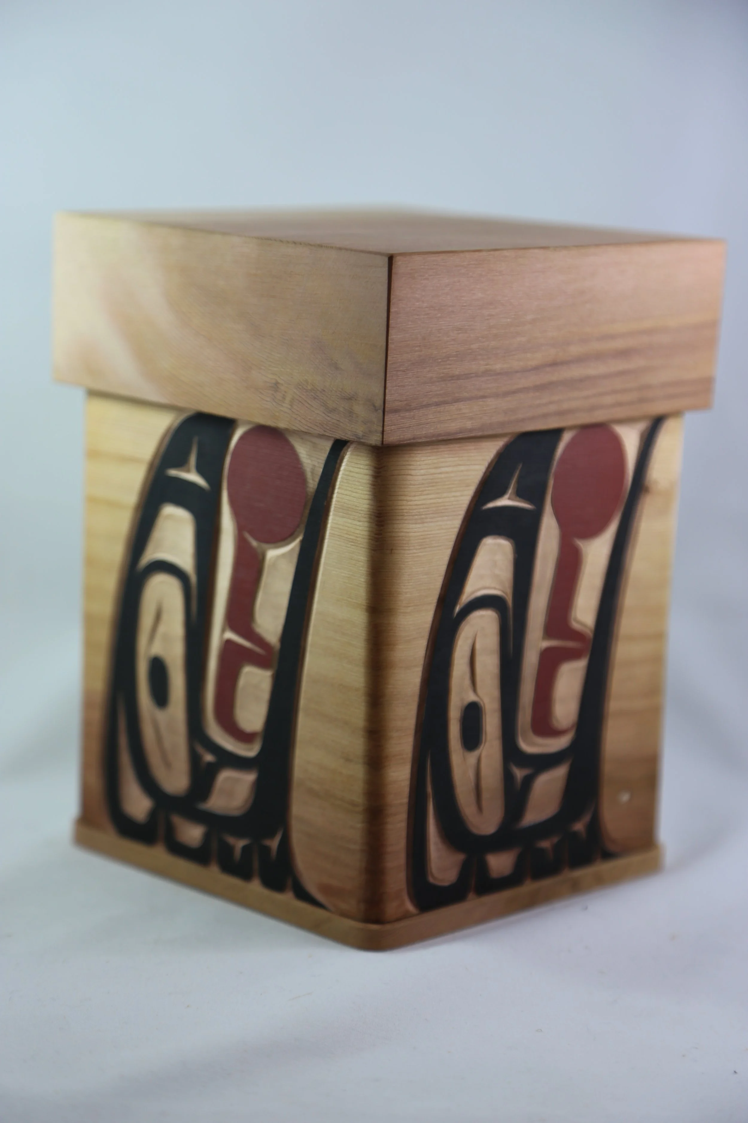 Raven Steals the Sun Bentwood Box