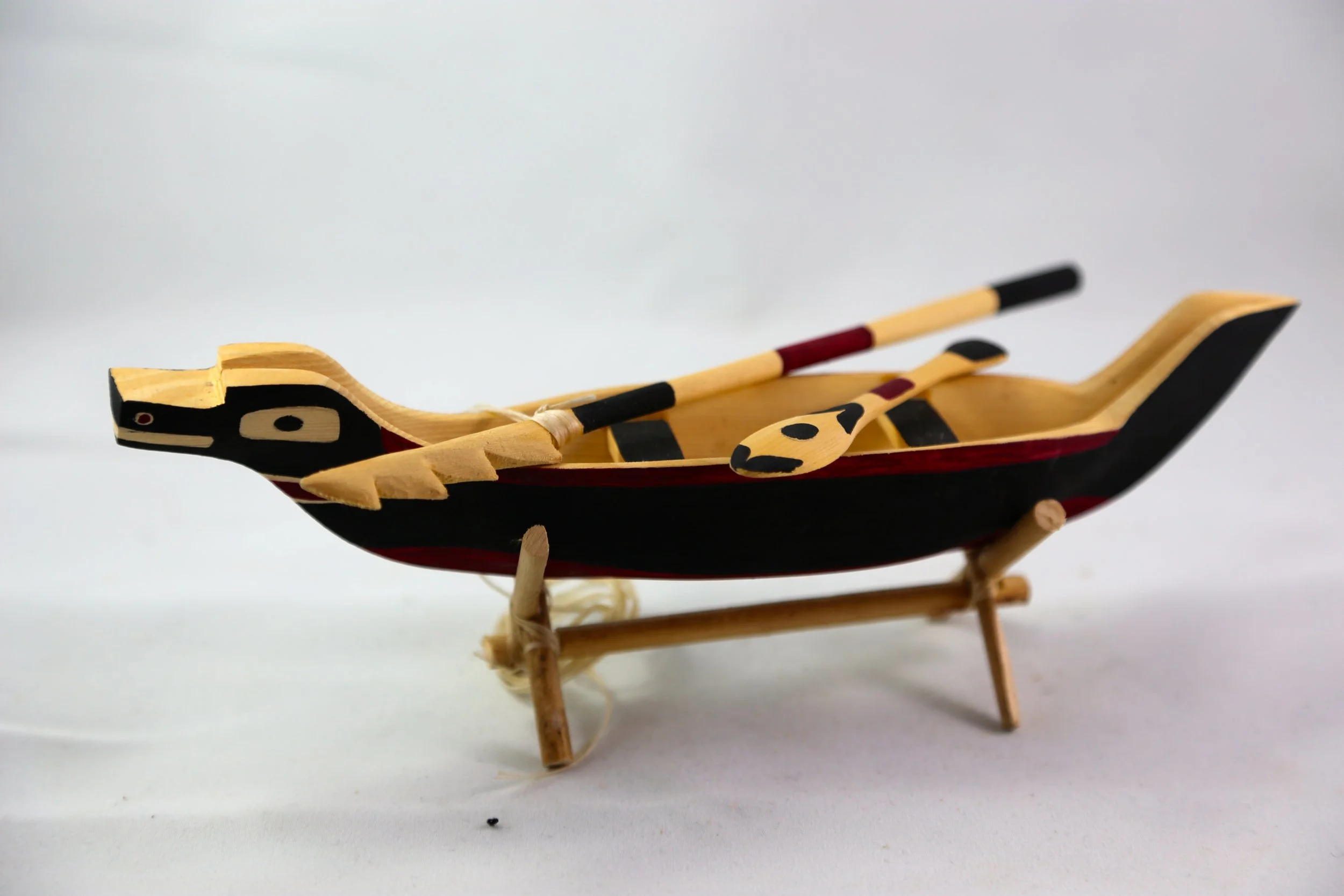 Model canoe 