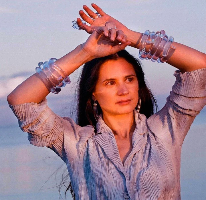 A study in prismatic light play and personal talismans. Swipe to discover more handcrafted lucite jewelry from Corey Moranis on SHOPPE ONLINE!⁠