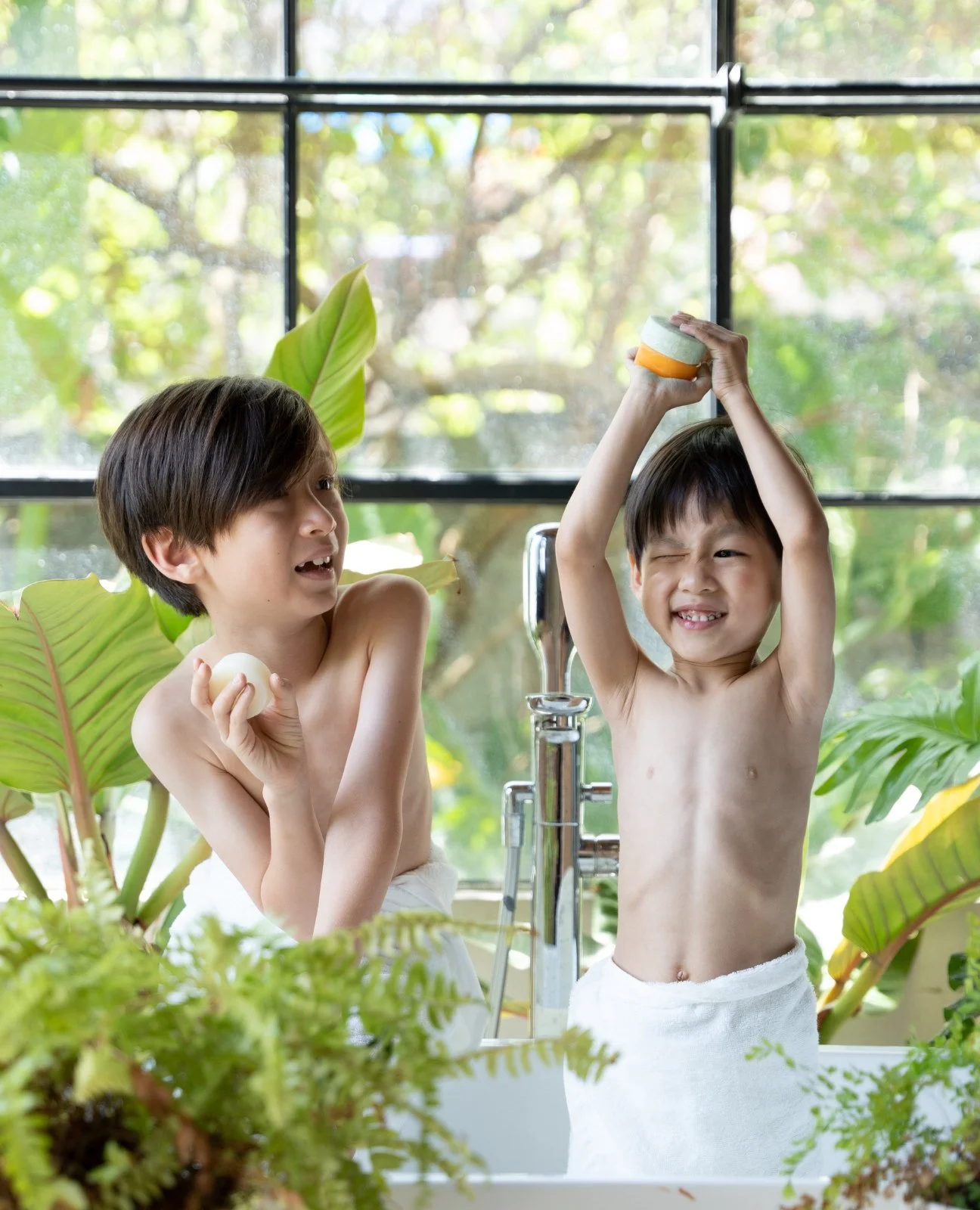 ⁠
All the bathtime suds &mdash; no plastic needed. Meet family-owned @oliverflynnlifestyles at our link in bio!⁠