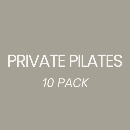 10 PRIVATE PILATES SESSIONS