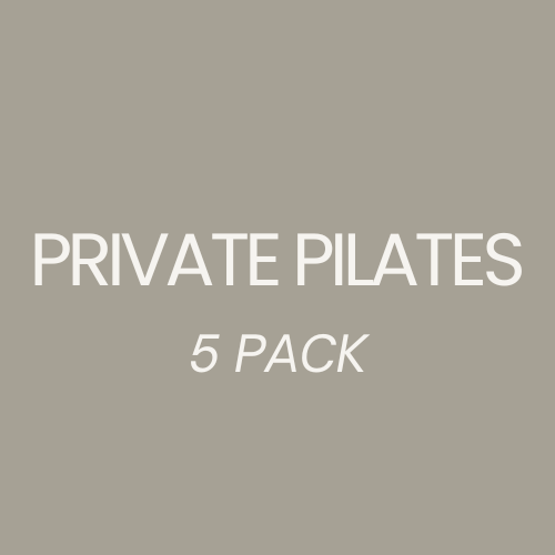 5 PRIVATE PILATES SESSIONS