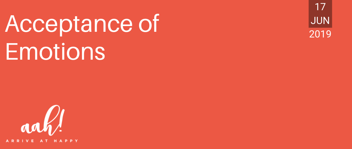 Acceptance of Emotions