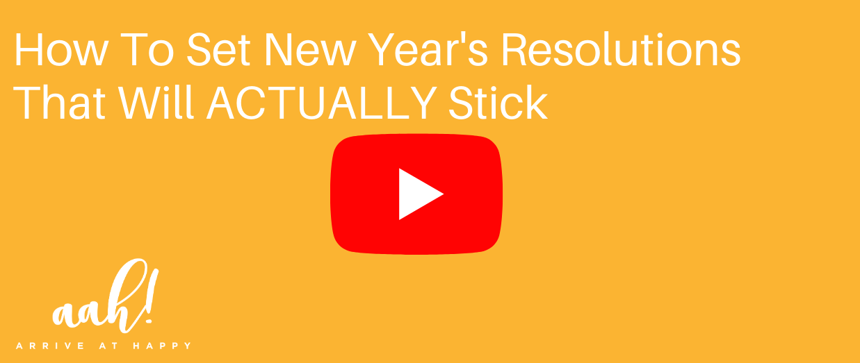 How To Set New Year's Resolutions That Will ACTUALLY Stick