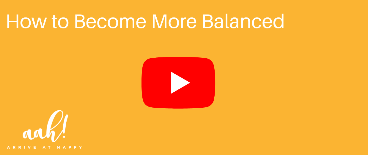 How to Become More Balanced