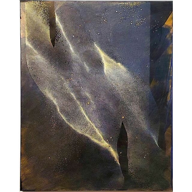 Another great linn meyers painting now on view in Los Angeles in our new show &lsquo;The Life of Things&rsquo;. This one has an abstract, but smokey cosmic ground. @linnmeyers #linnmeyers #shoshanawayne #art #artgoeson #artinlosangeles  #artindc #dca