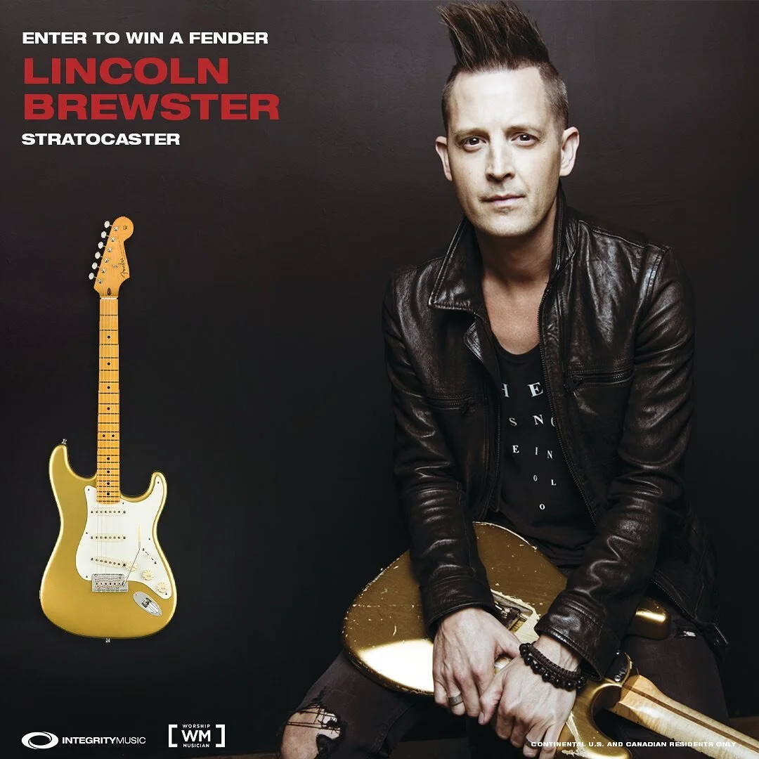 So excited to partner with my friends at @worshipmusicianmag and @integritymusic to give away one of my Stratocasters! The link to enter is in my stories! 🎸💛 #perfectlove #guitargiveaway
