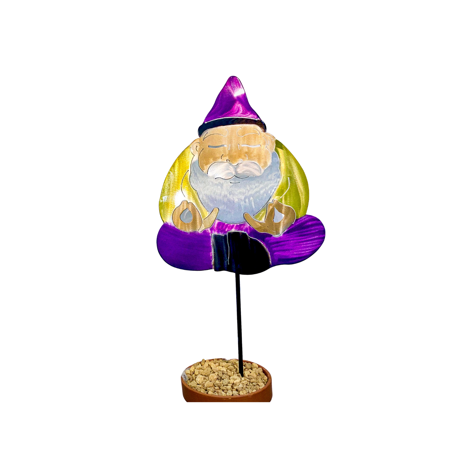 garden gnome metal art