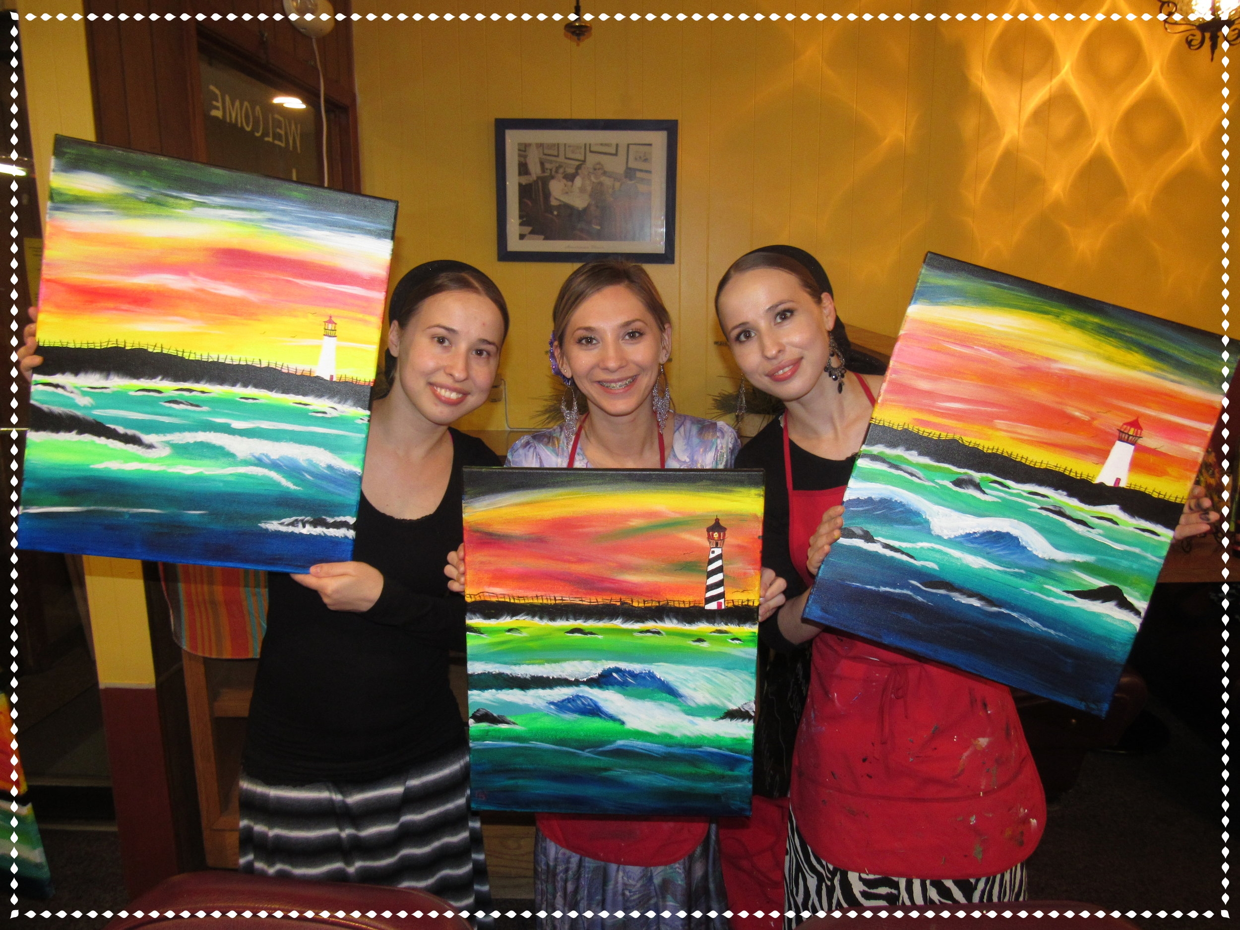 Birthday PaintnParty, Towne House Cafe, Silverton